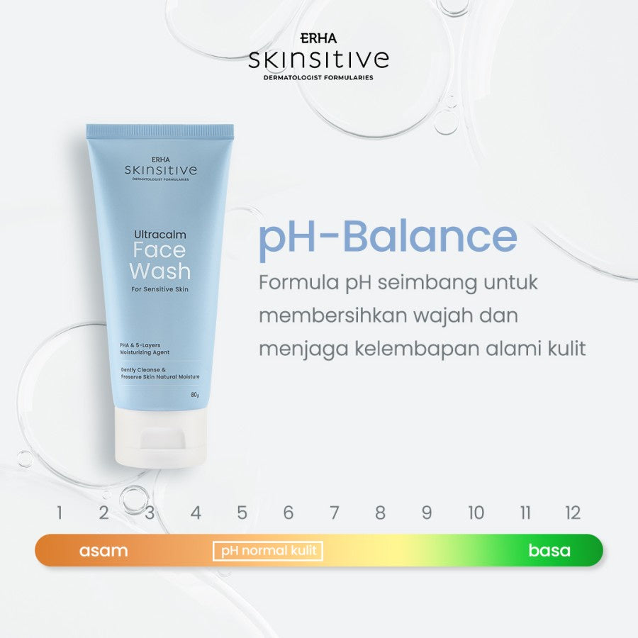 ERHA Twin Flame Skinsitive Facial Wash 80g - Sabun Wajah Sensitif & Aman untuk Semua Jenis Kulit
