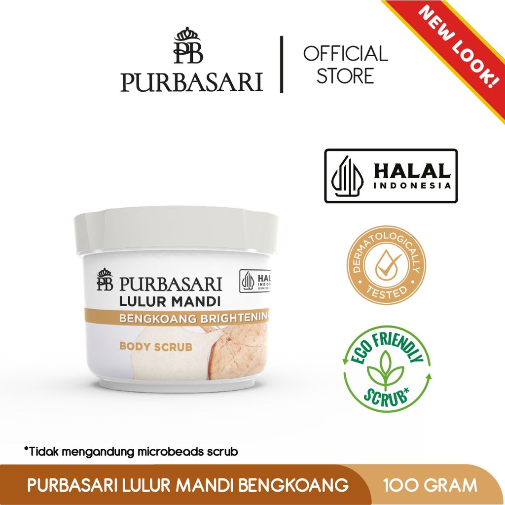 Purbasari Lulur Mandi Bengkoang / Lulur Pemutih Whitening Pencerah / Lulur pelembab kulit / Lulur Badan perontok daki / Menyamarkan flek hitam / Melembabkan / Mencerahkan