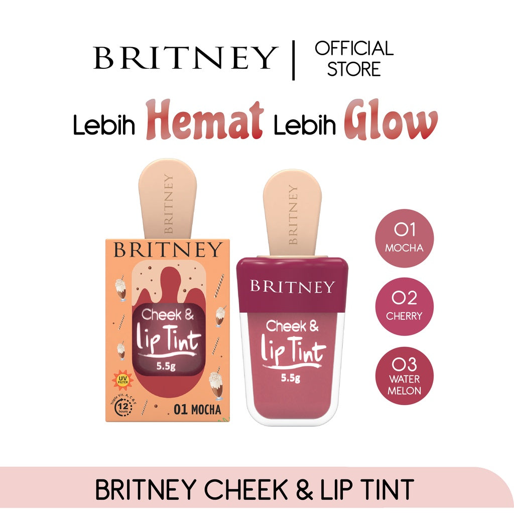 Bundle Hemat Britney BB Cushion & Britney Cheek Liptint