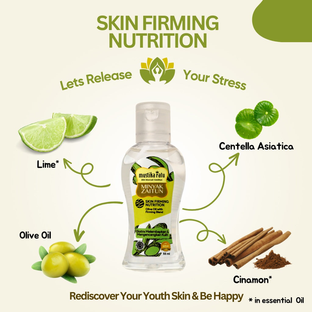 Mustika Ratu Minyak Zaitun 55 ml & Aromatic Essential Oil - Skin Firming Nutrition