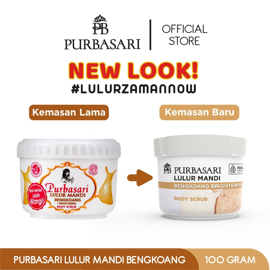 Purbasari Lulur Mandi Bengkoang / Lulur Pemutih Whitening Pencerah / Lulur pelembab kulit / Lulur Badan perontok daki / Menyamarkan flek hitam / Melembabkan / Mencerahkan