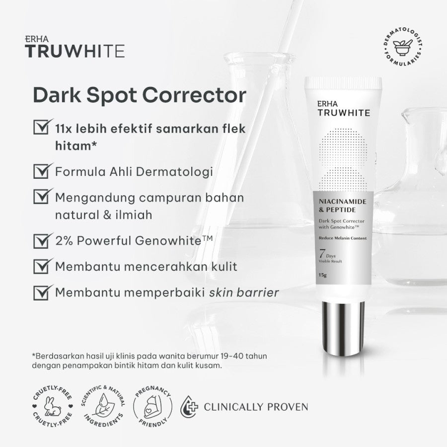 TRUWHITE Brightening & Dark Spot Removal Set (4pcs)- Rangkaian Pencerah Wajah