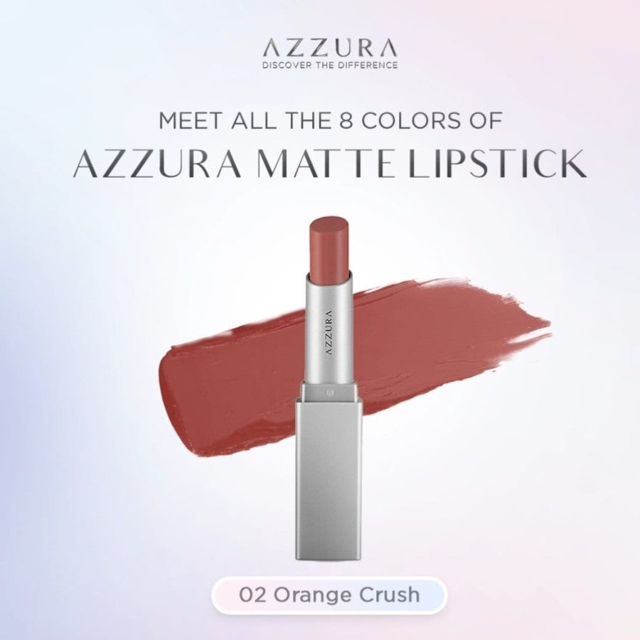 Azzura Lipstick Matte 3g - 8 Warna Menarik
