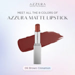 Azzura Lipstick Matte 3g - 8 Warna Menarik
