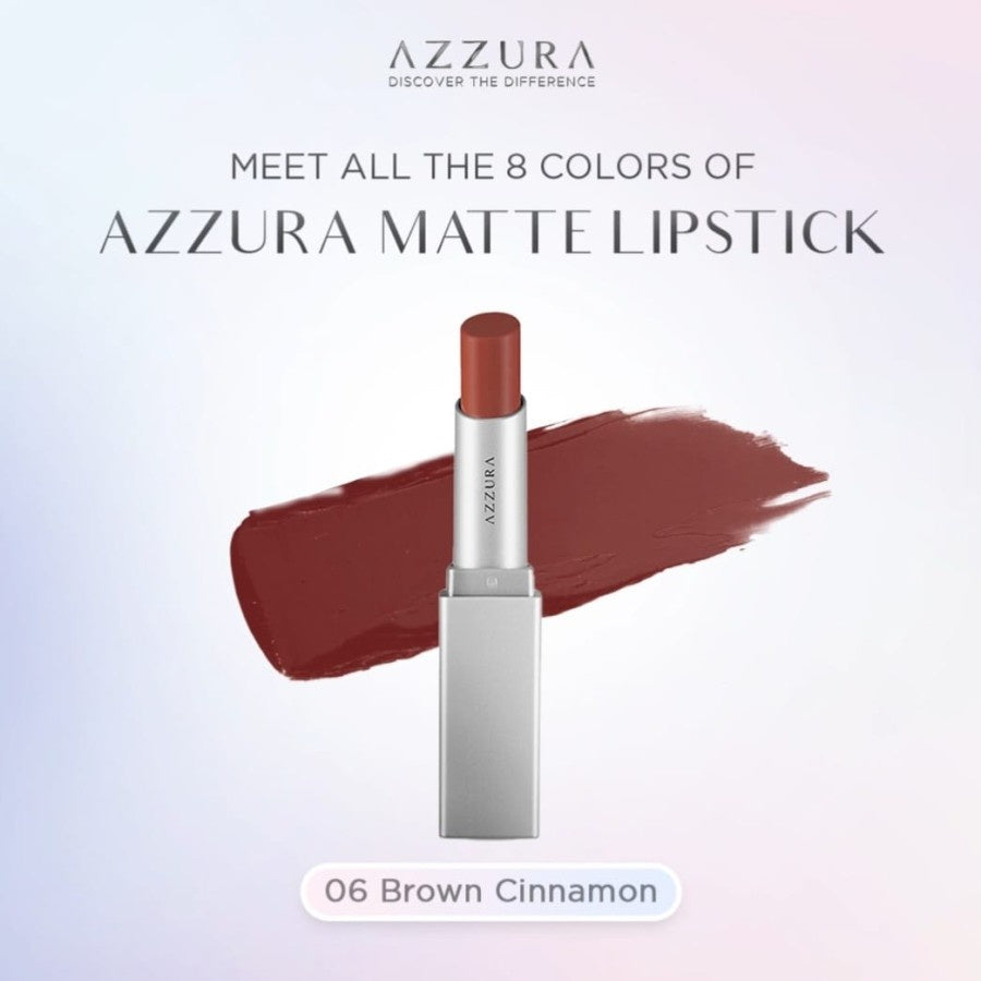 Azzura Lipstick Matte 3g - 8 Warna Menarik