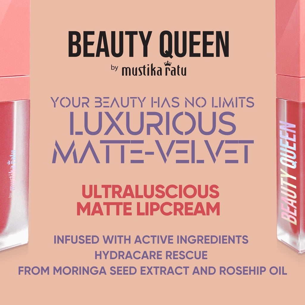 Beauty Queen Ultraluscious Matte Lip Cream Mustika Ratu