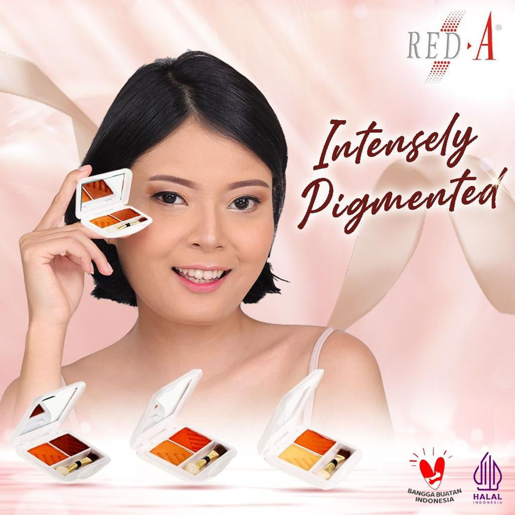 Red-A Eye Shadow -  tersedia 12 varian kombinasi warna