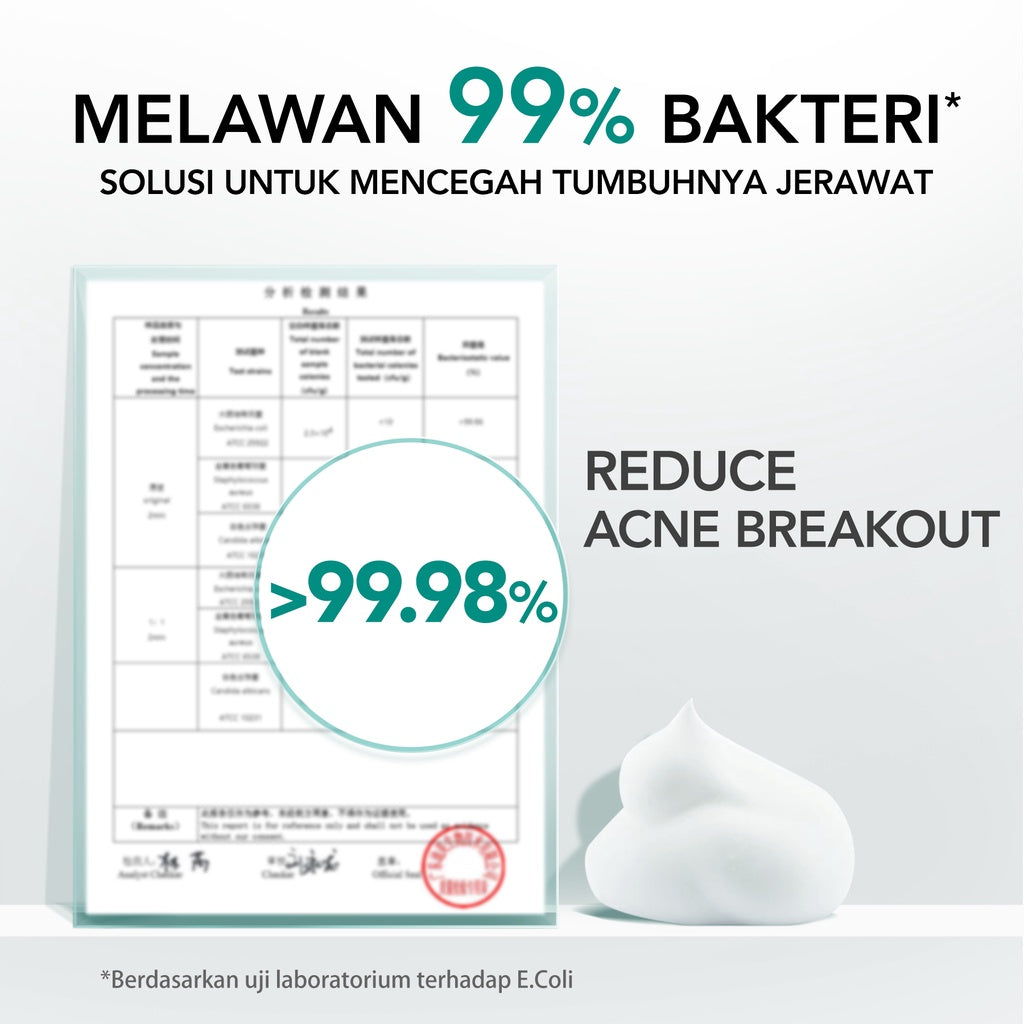 YOU Hy! Amino Bye-Byeteria Anti Bacterial Facial Wash Sabun Pembersih Wajah Hyaluronic Acid