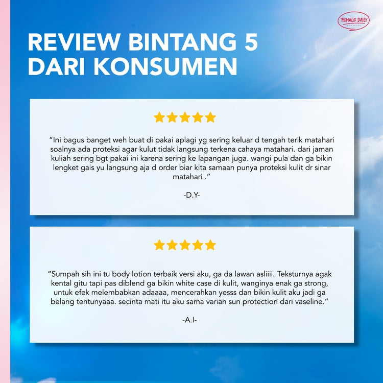 Vaseline Healthy Bright Sun + Pollution Protection Lotion SPF 24 PA++ 200 ml Twin Pack