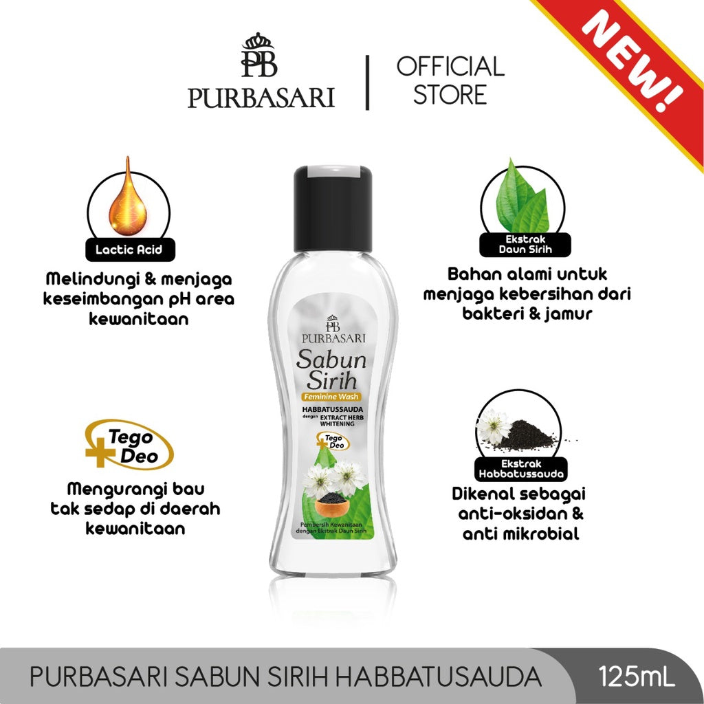 Purbasari Sabun sirih Habbatussauda / Perawatan Kewanitaan / Pembersih Miss V