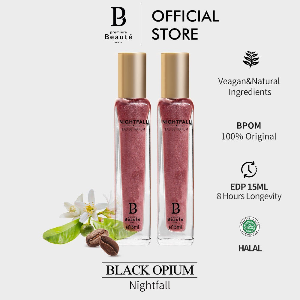 PREMIERE BEAUTE perfume Nightfall-Black Opium EAU DE PARFUM 15ml/50ml EDP 24 jam farfum