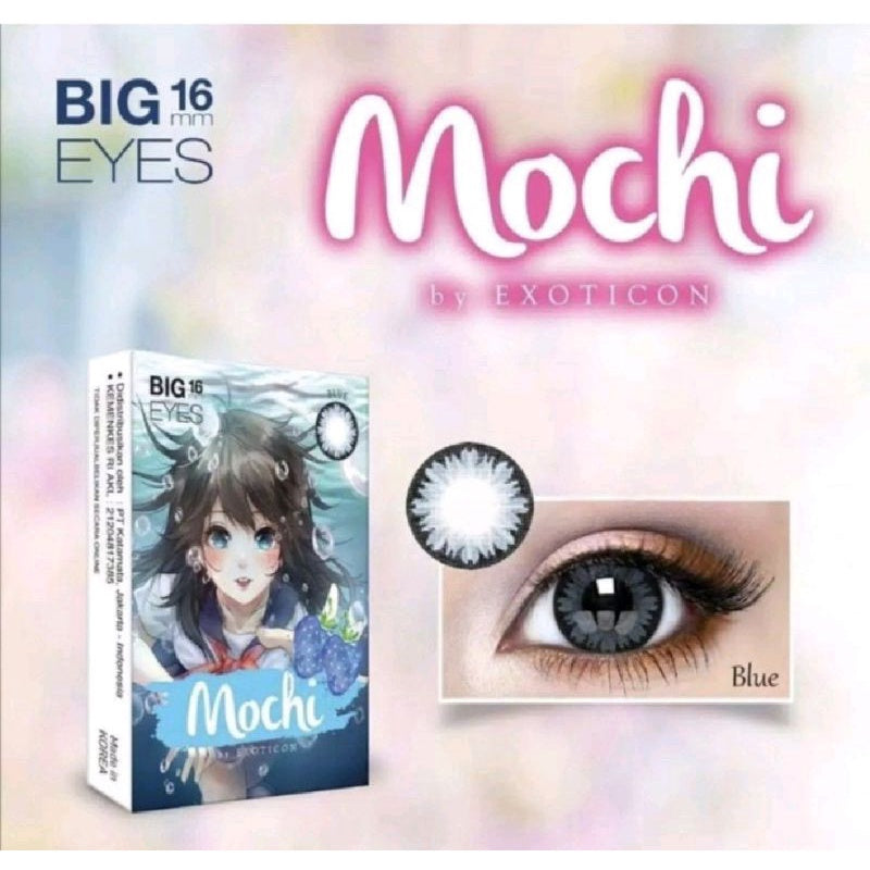 X2 Mochi Softlens Warna Ukuran Normal Sampai -3.00