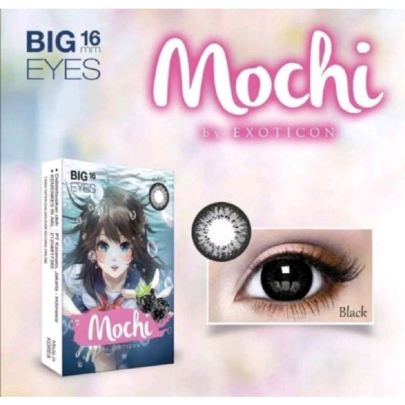 X2 Mochi Softlens Warna Ukuran Normal Sampai -3.00