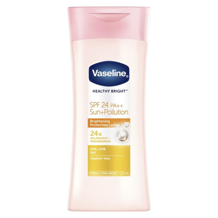 Vaseline Healthy Bright Sun + Pollution Protection Lotion SPF 24 PA++ 200 ml Twin Pack