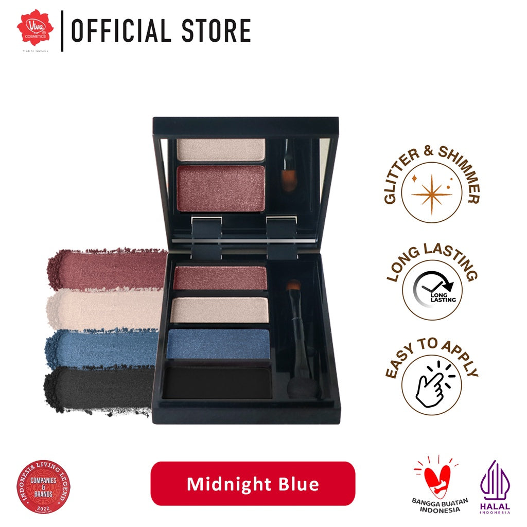 Viva Queen Perfect Lustre Eye Shadow (tersedia 3 varian kombinasi warna)