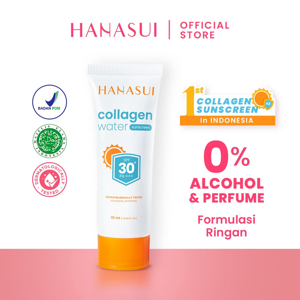 HANASUI Collagen Water Sunscreen SPF 50 | SPF 30 - 30ML