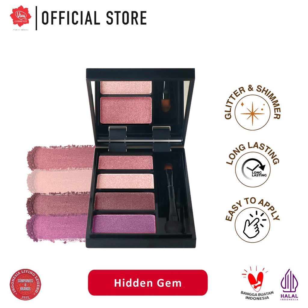 Viva Queen Perfect Lustre Eye Shadow (tersedia 3 varian kombinasi warna)