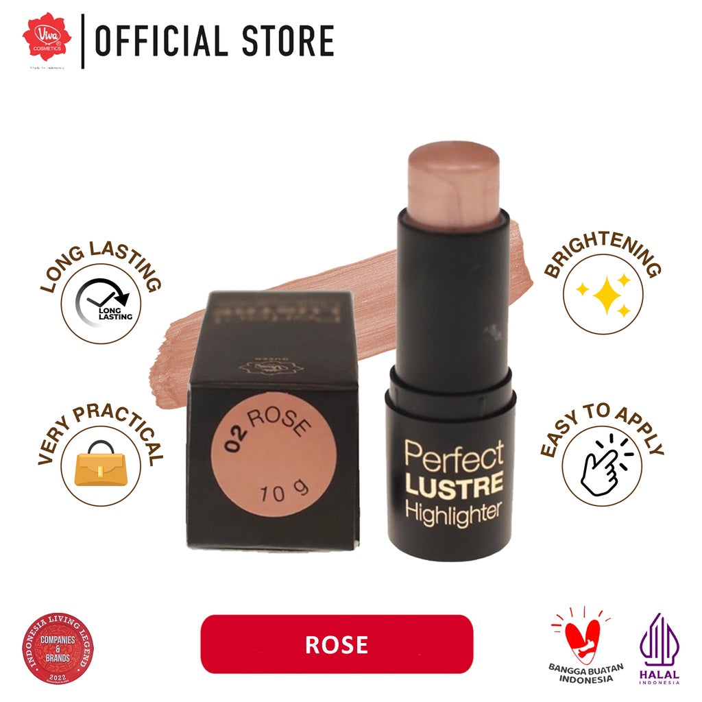Viva Queen Perfect Lustre Highlighter (LONG LASTING, GLOWING & BRIGHTENING) - Tersedia 2 warna