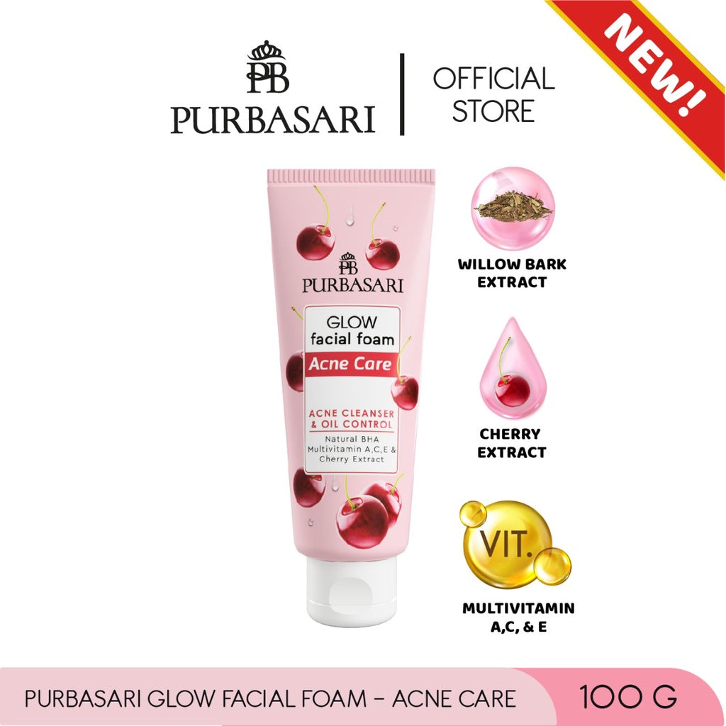 [Beli banyak Lebih Hemat] Purbasari Glow Facial Foam
