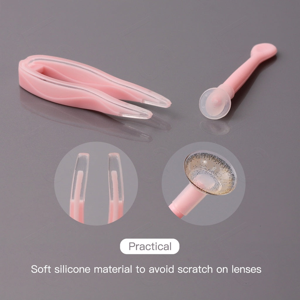 Magister Softlens Penjepit Tongkat Pasang Tweezers