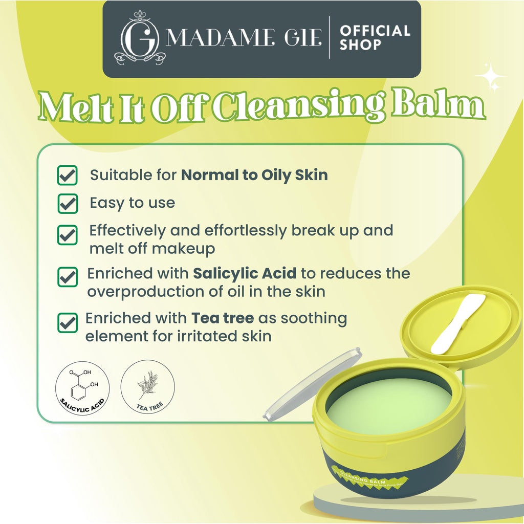 Madame Gie Madame Melt It Off - Deep Cleansing Balm Make Up - Pembersih Make Up Waterproof
