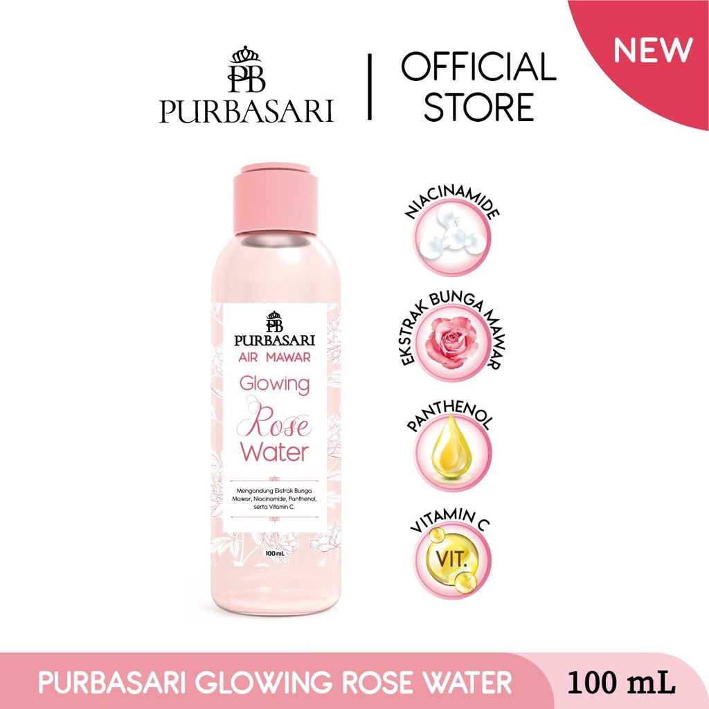 Purbasari Glowing Rose Water