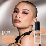 [SPECIAL 11.11] MAKE OVER Powerstay 24H Weightless Liquid Foundation - High Coverage Wajah Flawless Ringan Poreless Oil Control Make Up Tahan Lama 24 Jam BEST SELLER Somethin Time Less w Maybe Euphoria