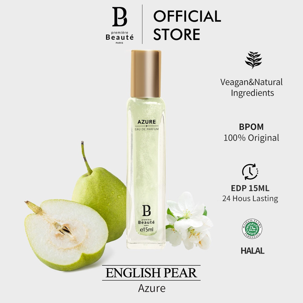 PREMIERE BEAUTE perfume Azure-English Pear EAU DE PARFUM 15ml/50ml EDP Unisex Tahan Lama 24 jam