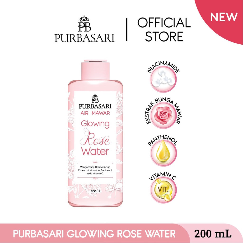 Purbasari Glowing Rose Water