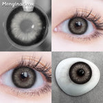 Eyeshare Black Softlens 14.5mm Big Eyes Natural Korea New Softlens Lensa Warna Soflen