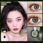Eyeshare Gray Lensa Kontak 1Pasang 14.5mm Soflen Soflens Big eye Contact lens