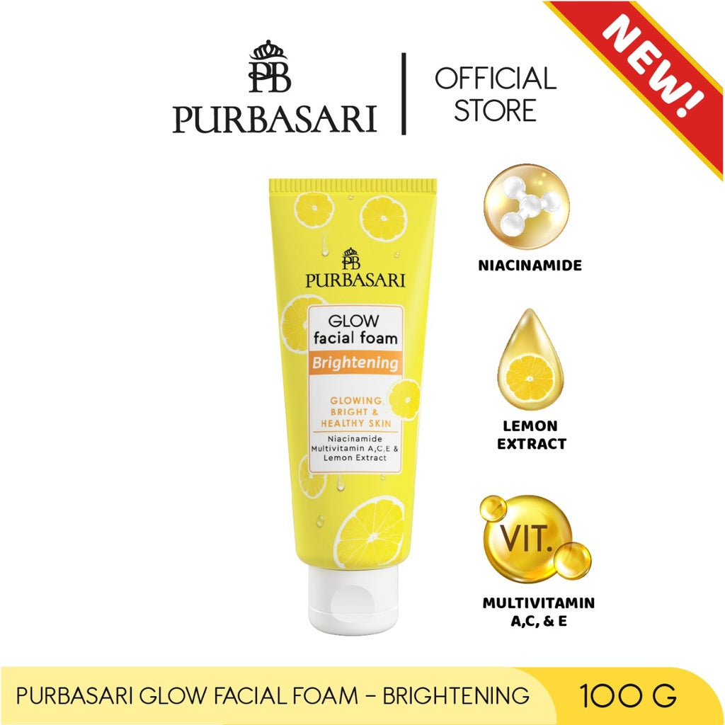 Glow Booster Package - Purbasari Glow Facial Foam Brightening + Cleanface Serum Whitening