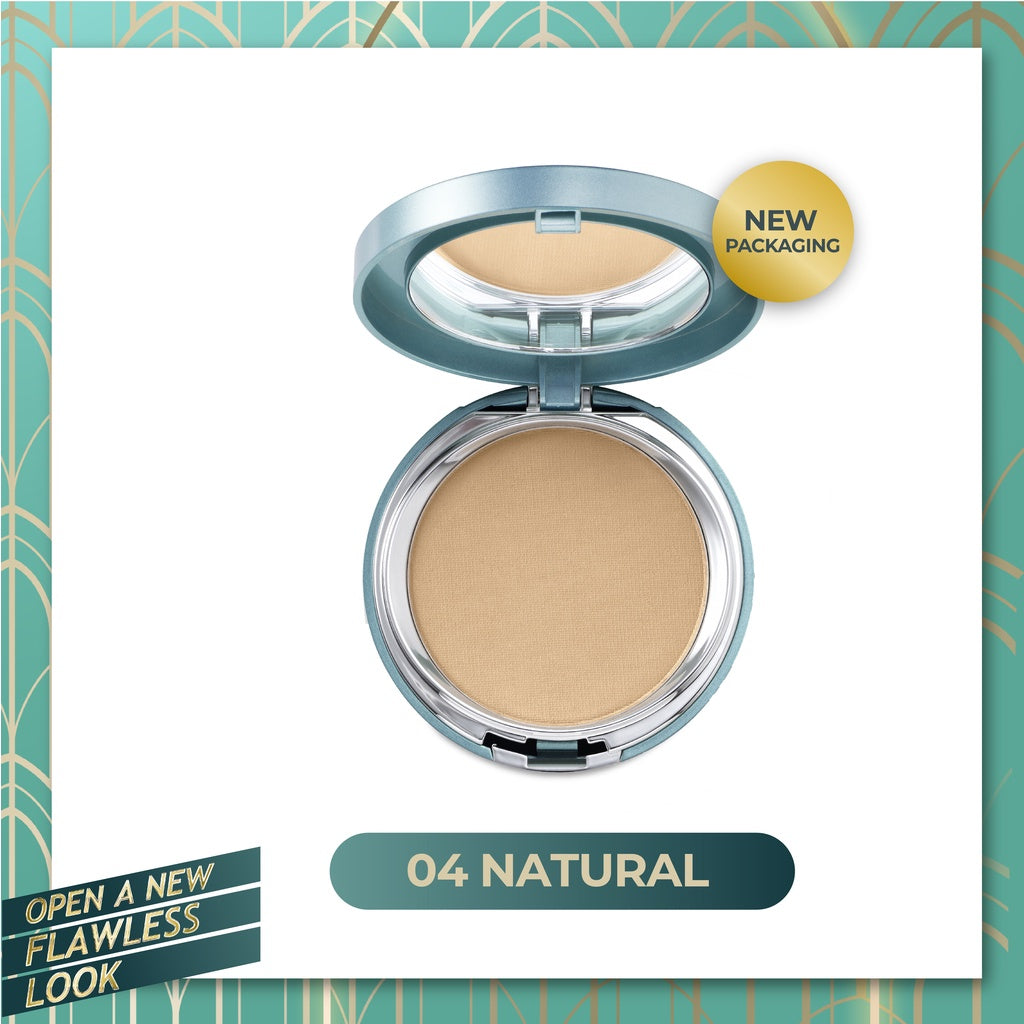 WARDAH Exclusive Two Way Cake - Bedak Dengan Tingkat Coverage Tinggi Yang Halus dan Tahan Lama - Long Lasting - Dilengkapi SPF 15 PA Hasil Akhir Natural Flawless-Makeup - Cocok Dipakai dengan Cushion