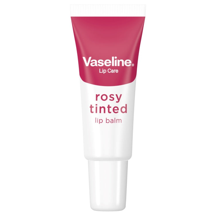 [Twinpack] Vaseline Lip Care ROSY Tinted Lip Balm Tube 10gr (2 pcs) - Pelembab Bibir