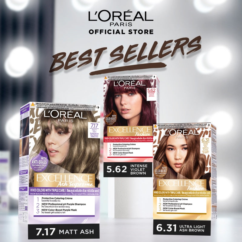 L'Oreal Paris Excellence Fashion Sparkling Visible Hair Color #6.34