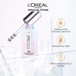 L'Oreal Paris Glycolic Bright Dark Circle Eye Serum + Glycolic Bright Glowing Night Cream Skincare Kit (Menyamarkan Mata Panda dengan 3% Bahan Aktif - Glycolic + Niacinamide + Vit CG)