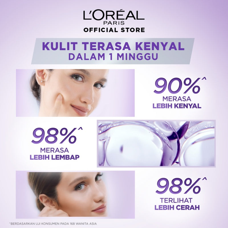 L'Oreal Paris Revitalift 1.5% Hyaluronic Acid Serum Skin Care - 15/30ml (Serum Wajah Untuk Kulit Lembab, Halus, dan Tampak Lebih Muda)