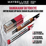 MAYBELLINE OFFICIAL Tattoo Liner 48H Liquid Pen Eyeliner Waterproof Make up Line Tattoo High Impact Tahan Lama 48 Jam Hitam Superstay Matte Vinyl Ink
