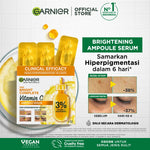 GARNIER Serum Vitamin C Bright Complete Vitamin C Ampoule Serum Skincare - 1.5 ml Serum Mencerahkan Wajah Cepat Cerahkan Noda Hitam Serum Wajah