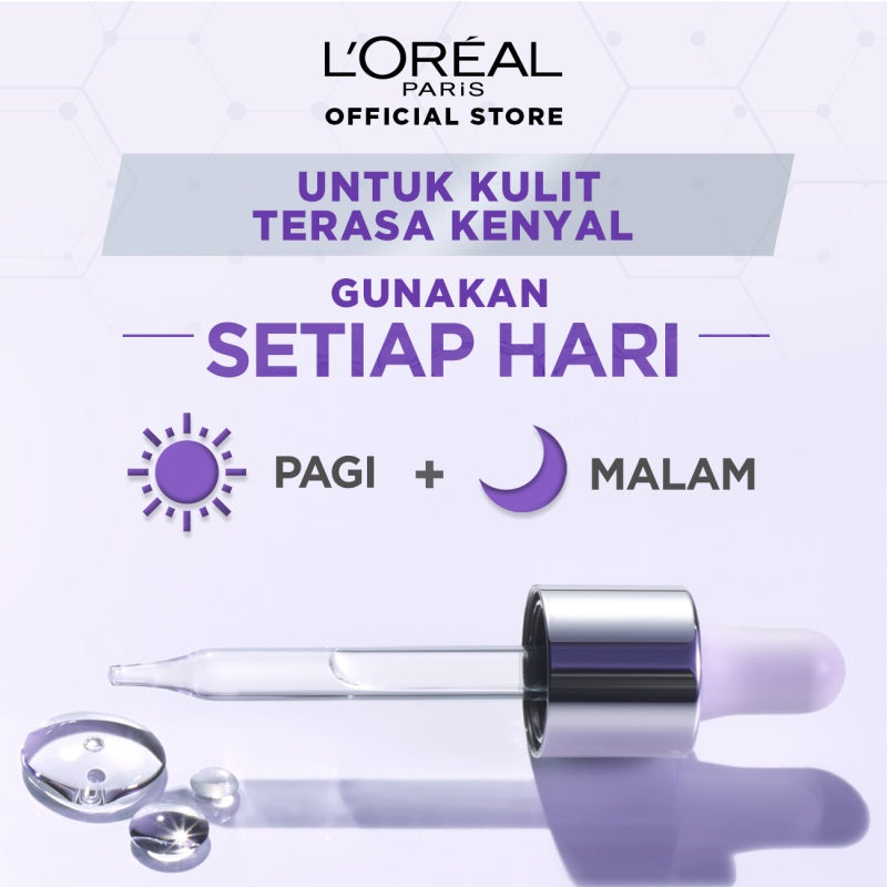L'Oreal Paris Revitalift 1.5% Hyaluronic Acid Serum Skin Care - 15/30ml (Serum Wajah Untuk Kulit Lembab, Halus, dan Tampak Lebih Muda)