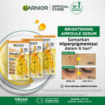 GARNIER Serum Vitamin C Bright Complete Vitamin C Ampoule Serum Skincare - 1.5 ml Serum Mencerahkan Wajah Cepat Cerahkan Noda Hitam Serum Wajah