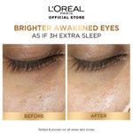 L'Oreal Paris Glycolic Bright Dark Circle Eye Serum + Glycolic Bright Glowing Night Cream Skincare Kit (Menyamarkan Mata Panda dengan 3% Bahan Aktif - Glycolic + Niacinamide + Vit CG)