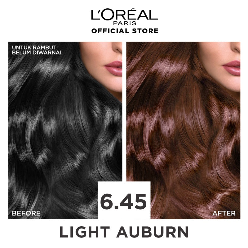 L'Oreal Paris Excellence Creme Triple Care Hair Color #6.45
