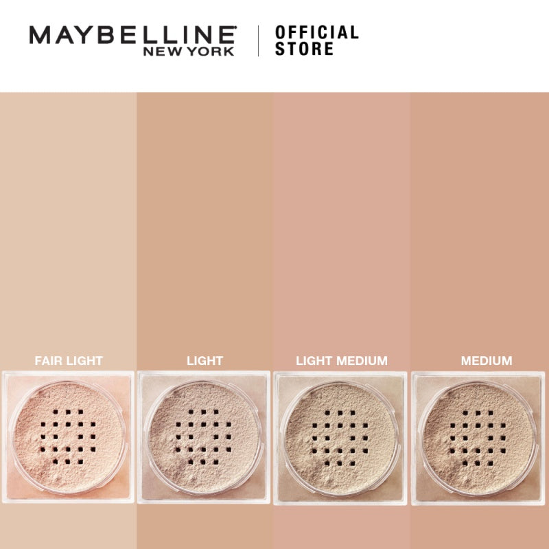 MAYBELLINE OFFICIAL Fit Me Loose Finishing Powder - 20gr (Bedak Tabur Matte Untuk Hasil Natural)