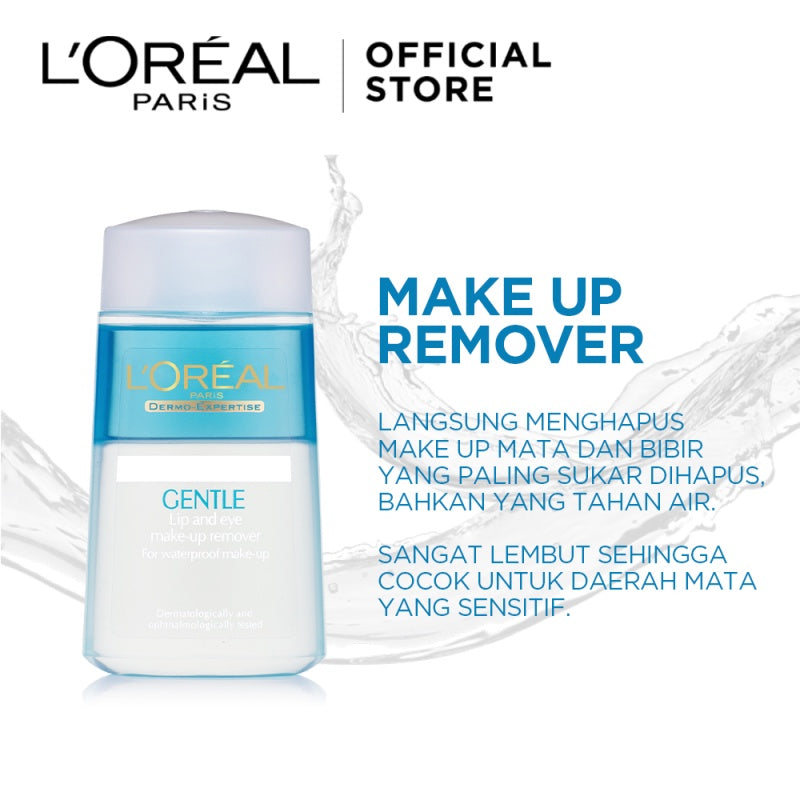 L'Oreal Paris Dermo Expertise Lip & Eye Make Up Remover - 125ml