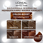 L'Oreal Paris Excellence Fashion Ultra Light Advance Ultra Care (Cat / Pewarna Rambut Permanen) - EXCELLENCE FASHION 6.31