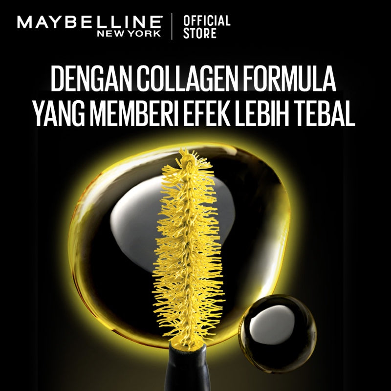 MAYBELLINE OFFICIAL Magnum Big Shot Mascara Make Up - 8.9gr (Mascara Untuk Bulu Mata Tebal Dramatis Dalam Satu Kali Pulas)