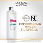L'Oreal Paris Revitalift Crystal Purifying Micellar Water Skin Care - 95/400ml (Membersihkan Sampai Ke Pori, Menghapus Makeup & Menenangkan Kulit)
