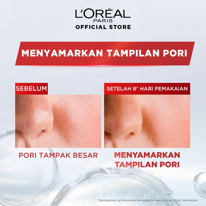 L'Oreal Paris Revitalift Crystal Purifying Micellar Water Skin Care - 95/400ml (Membersihkan Sampai Ke Pori, Menghapus Makeup & Menenangkan Kulit)