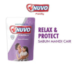 NUVO Sabun Mandi Cair Pouch 60ml / Liquid Soap Body Wash Kemasan Kecil Murah
